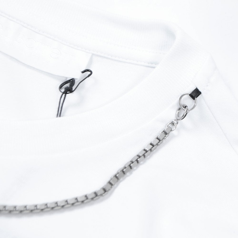 Neil Barrett Men's Neck Chain T-Shirt White – Maison Threads