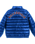 Dolce & Gabbana Boys Logo Puffer Jacket Blue