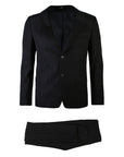 Kenzo Men's Textured Pattern Suit Black