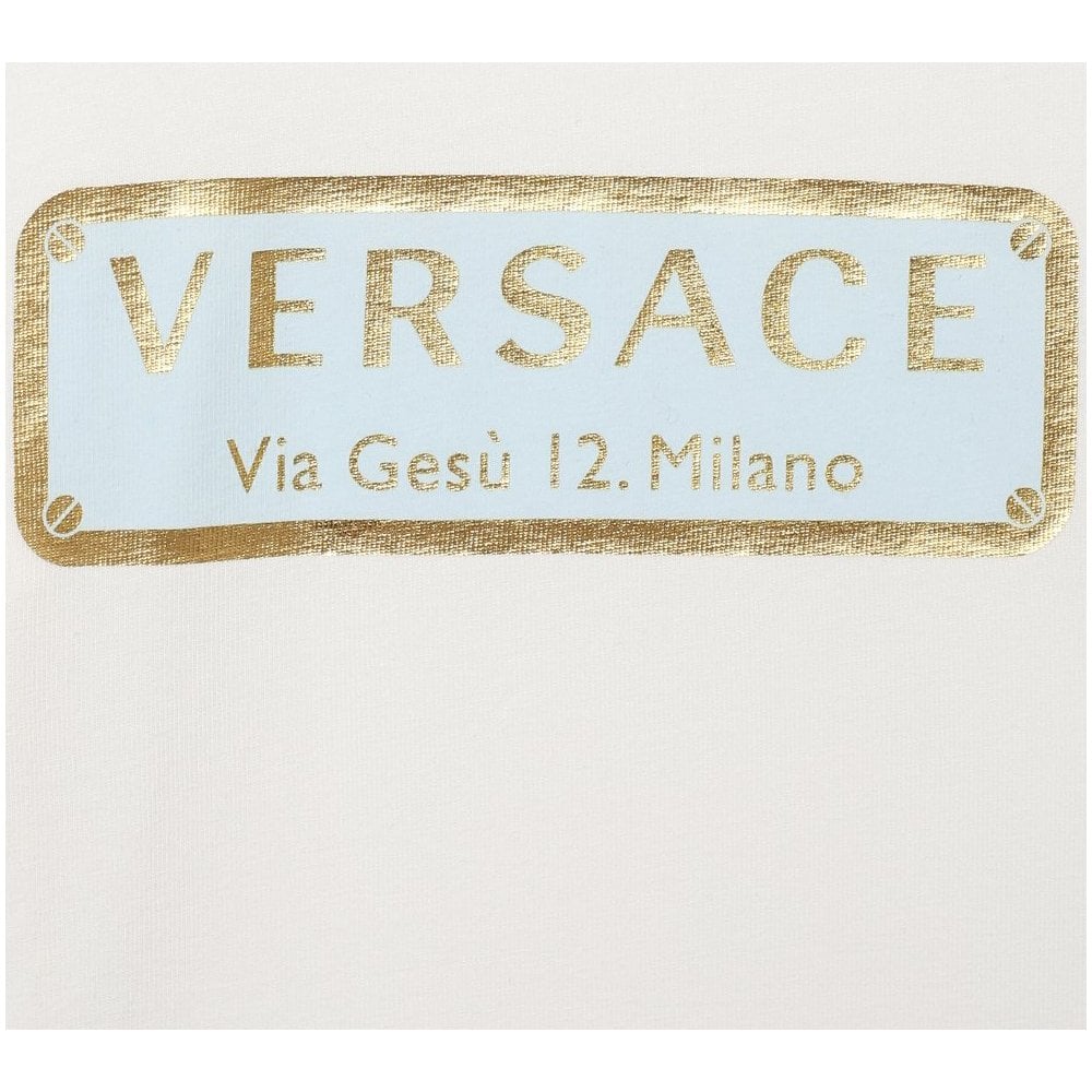 Versace Baby Boys T-Shirt  White