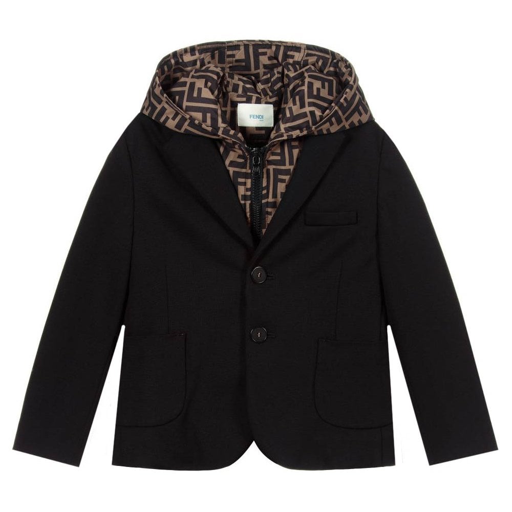 Fendi Boys 2-in-1 Blazer Black