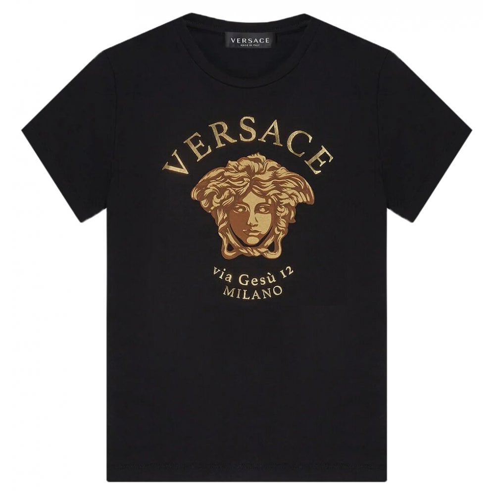 Versace - Golden Medusa Logo T-Shirt | Maison Threads