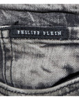 Philipp Plein Men's Super Straight Cut Jeans Grey