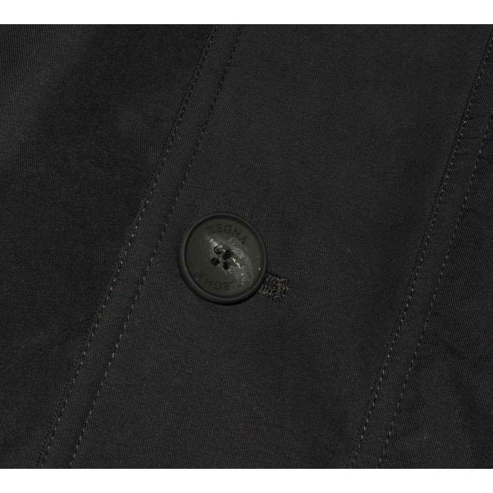 Z Zegna Men&#39;s Plain Jacket Black