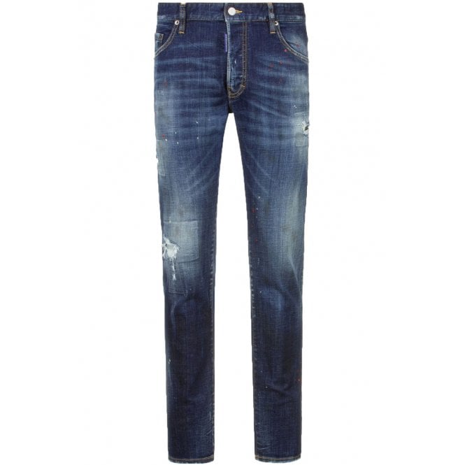 Dsquared2 Men's Bros Denim Jeans Blue — Maison Threads