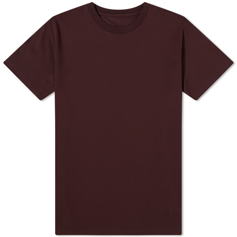 Maison Margiela Men&#39;s Cotton T-Shirt Burgundy