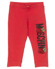 Moschino Girls Strawberry Leggings Set White