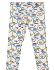 Moschino Girls Leggings White