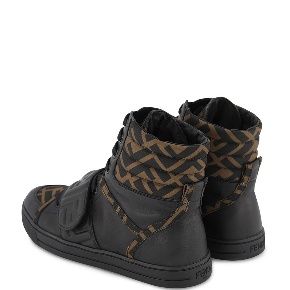 Fendi high top outlet trainers