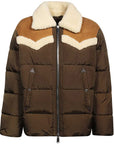 Dsquared2 Men's Quilted Fur Jacket Green