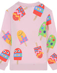 Stella McCartney Girls Lolly Print Sweater and Pants Set Pink