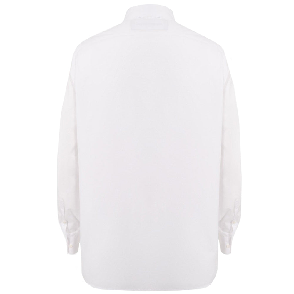 Neil Barrett Mens Mirrored Bolt Shirt White