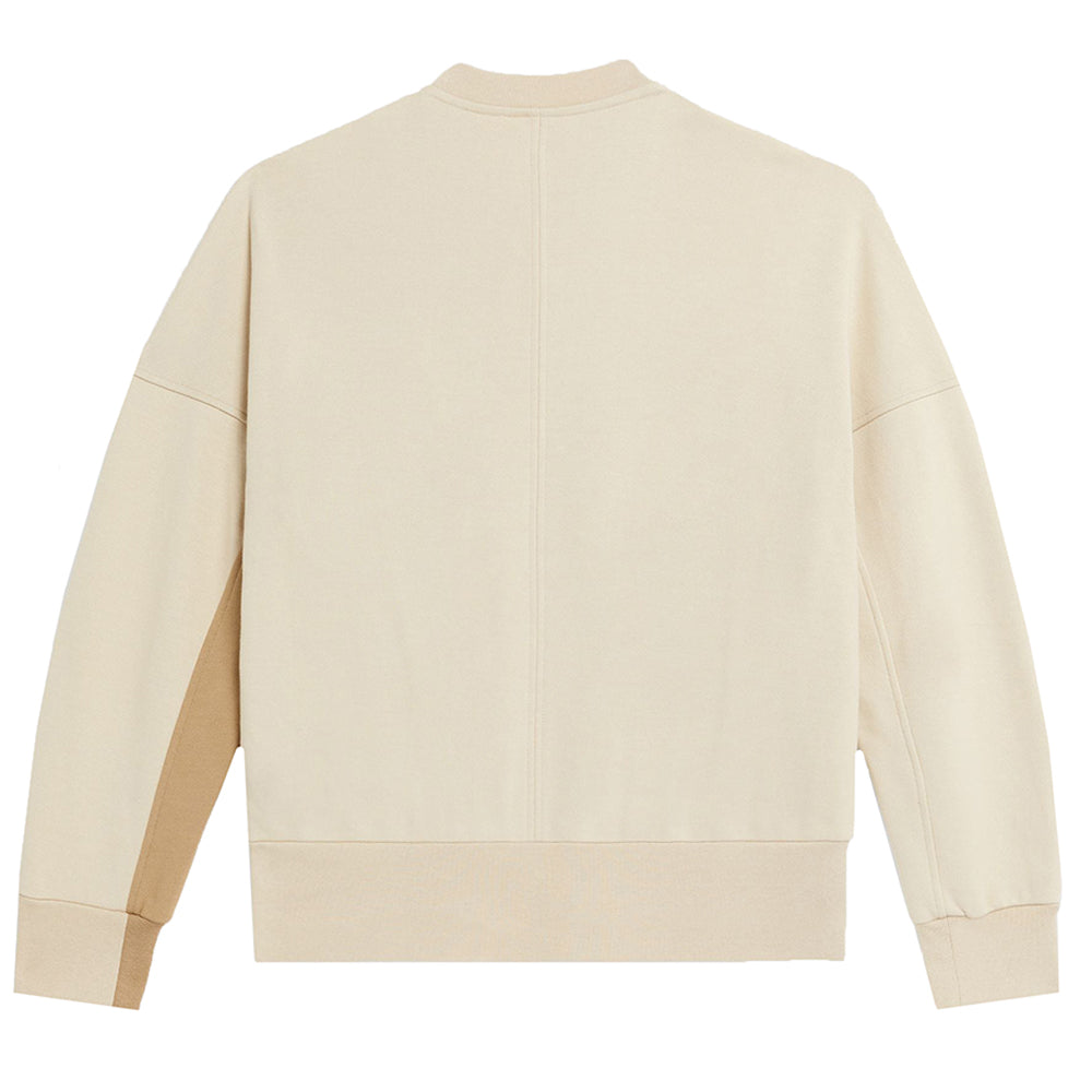 Neil Barrett Mens Tri-Colour Thunderbolt Sweater Beige