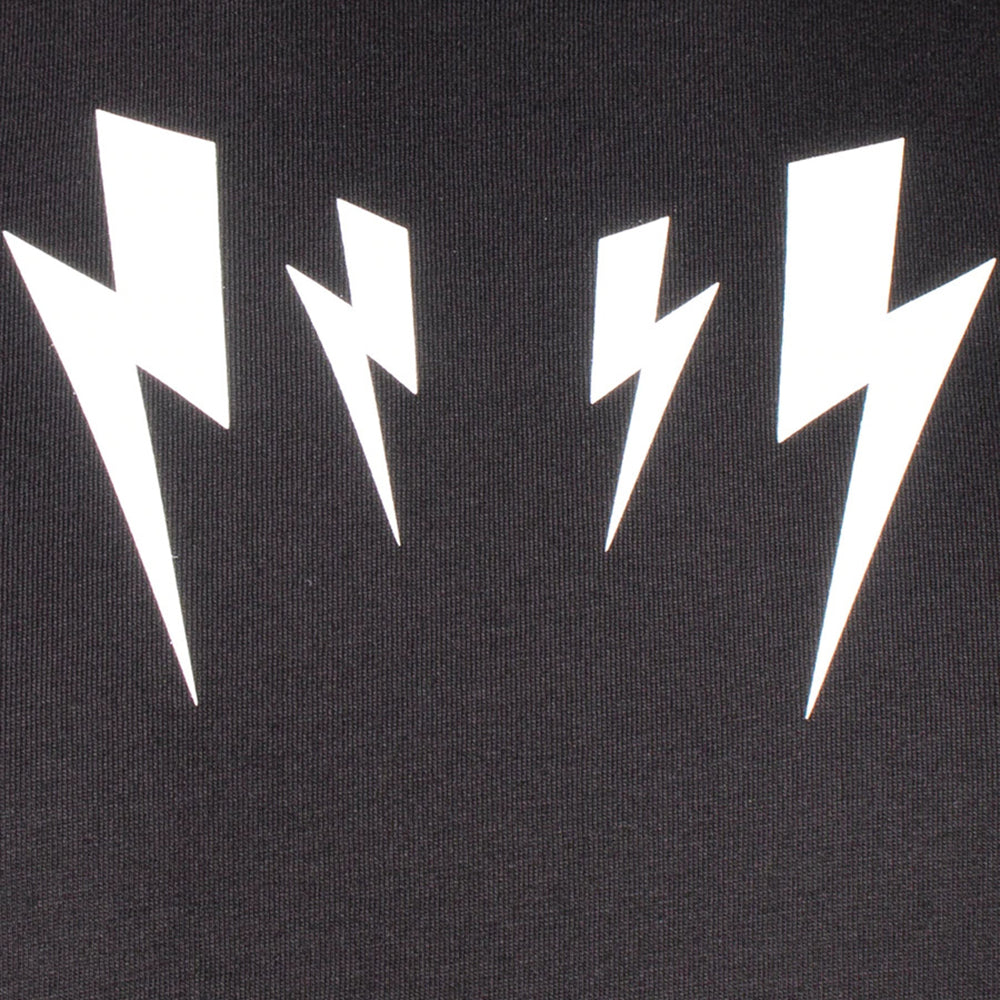 Neil Barrett Mens Mirrored Bolt T-shirt Black