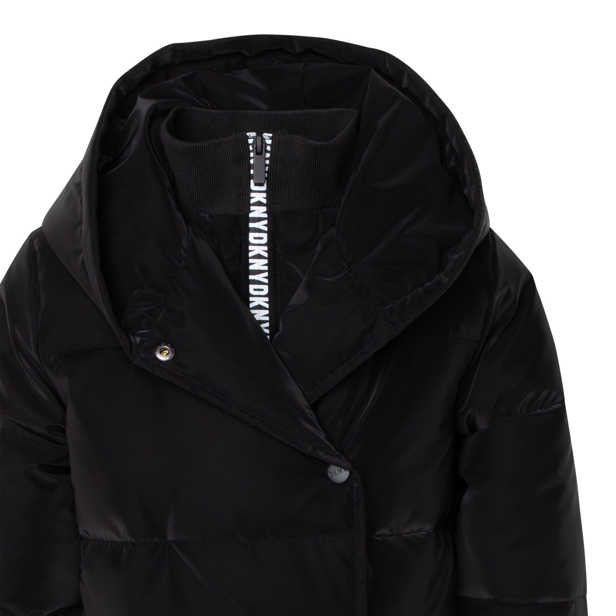 DKNY Girls Black Puffer Jacket