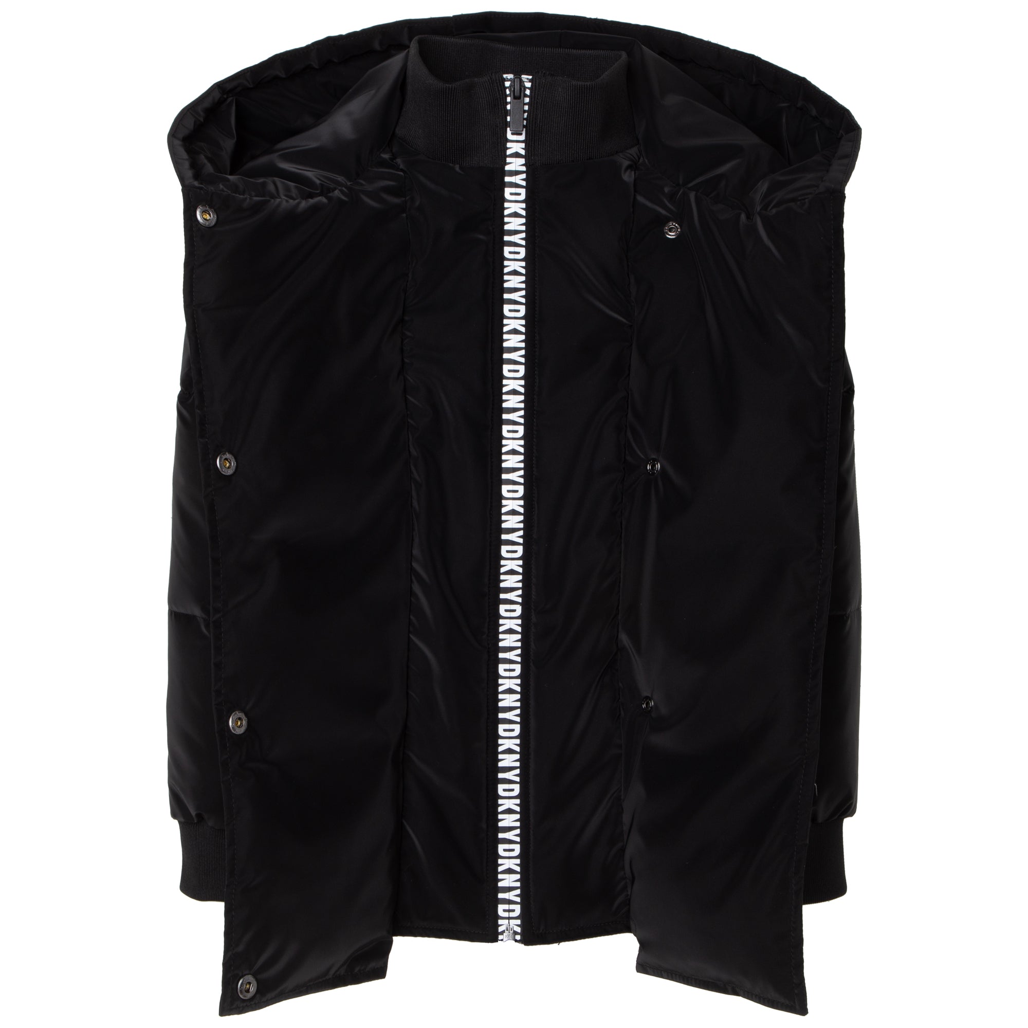 DKNY Girls Black Puffer Jacket