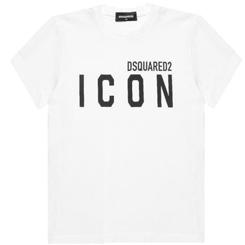 Dsquared2 - Boys White logo-print cotton T-shirt