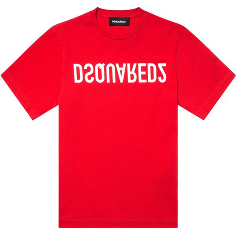 Dsquared2 Boys Logo T-shirt Red