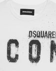 Dsquared2 Boys Icon Logo T-shirt White