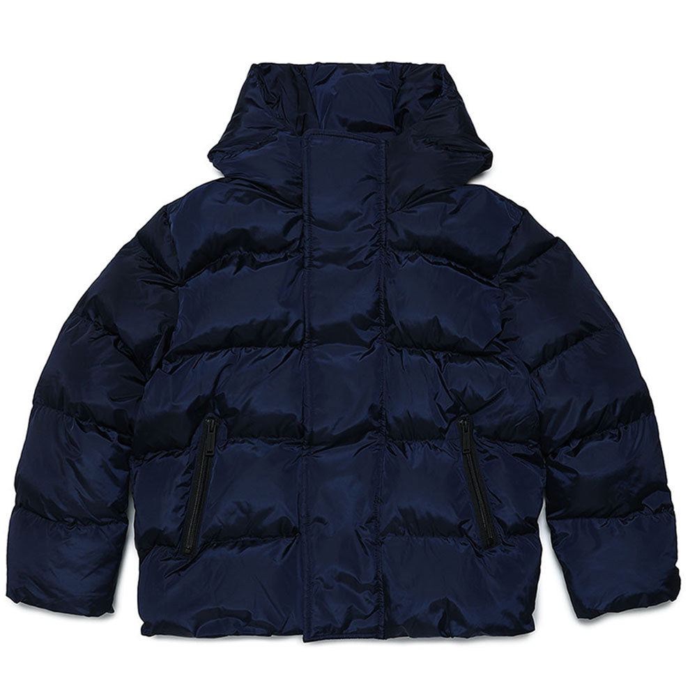 Dsquared2 Boys Hooded Puffer Jacket Navy
