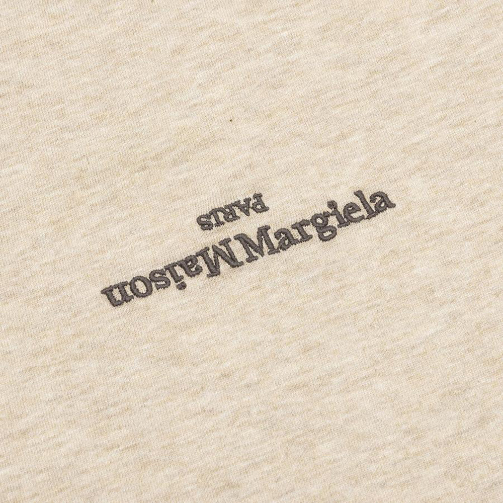 Maison Margiela Mens Logo T-Shirt Beige