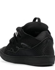 Lanvin - Mens low-top Curb zig zag-laces sneakers Black