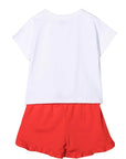 Moschino Girls T-Shirt & Shorts Set White