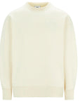 Y-3 Mens Chest Logo Sweater Cream