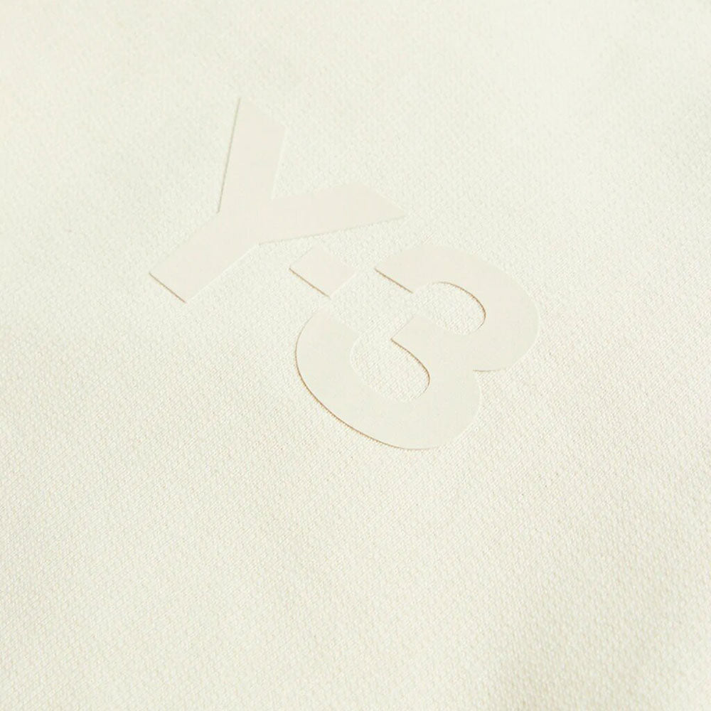 Y-3 Mens Chest Logo Sweater Cream