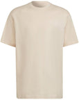 Y-3 Mens Chest Logo T-shirt Beige