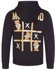 Moschino Boys Noughts & Crosses Print Hoodie Black