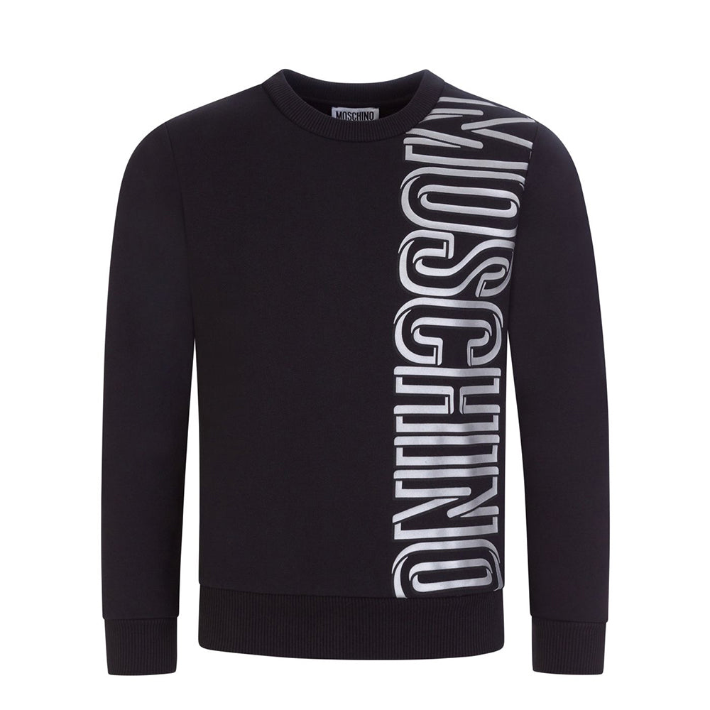 Moschino Boys Down Logo Tracksuit Black