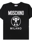 Moschino Unisex Kids Logo T-shirt Black
