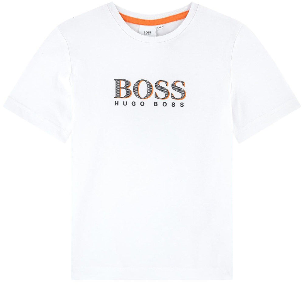 Hugo Boss Boys White T-shirt