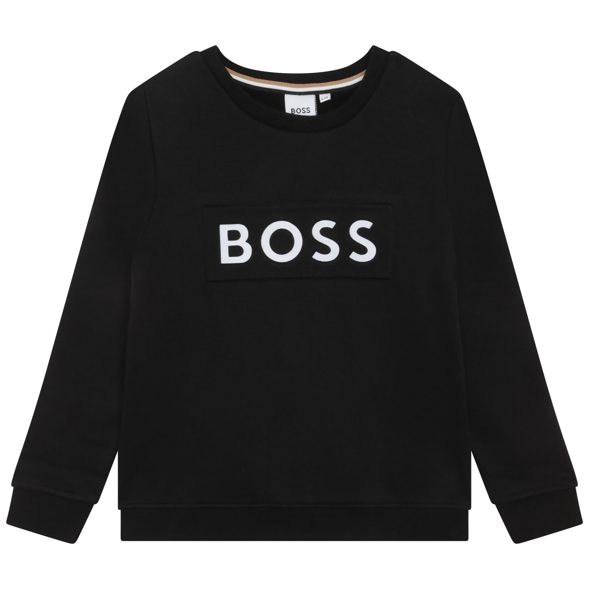 Hugo Boss Boys Embossed Logo Sweater Navy