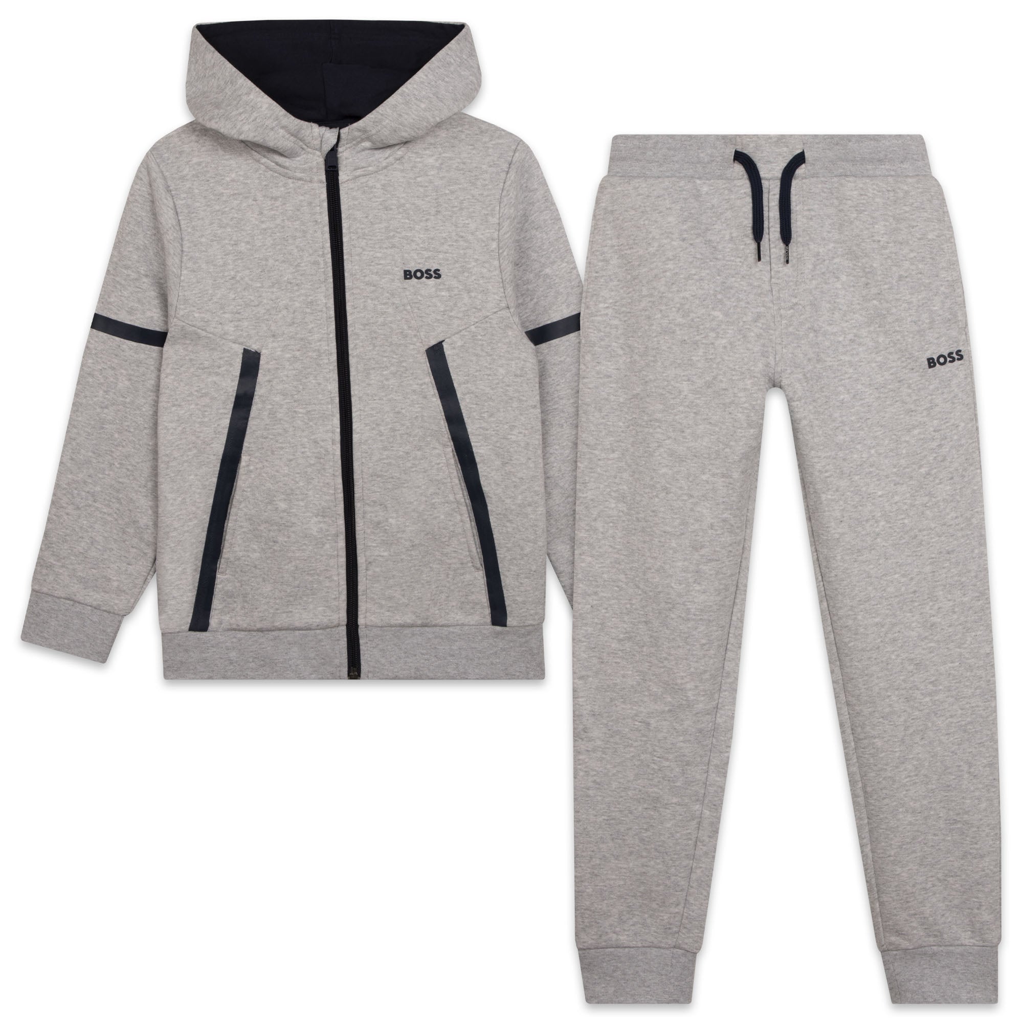 Hugo Boss Boys Classic Tracksuit Set Grey