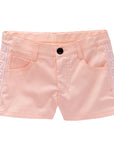 Fendi Girls Ff Tape Shorts Pink