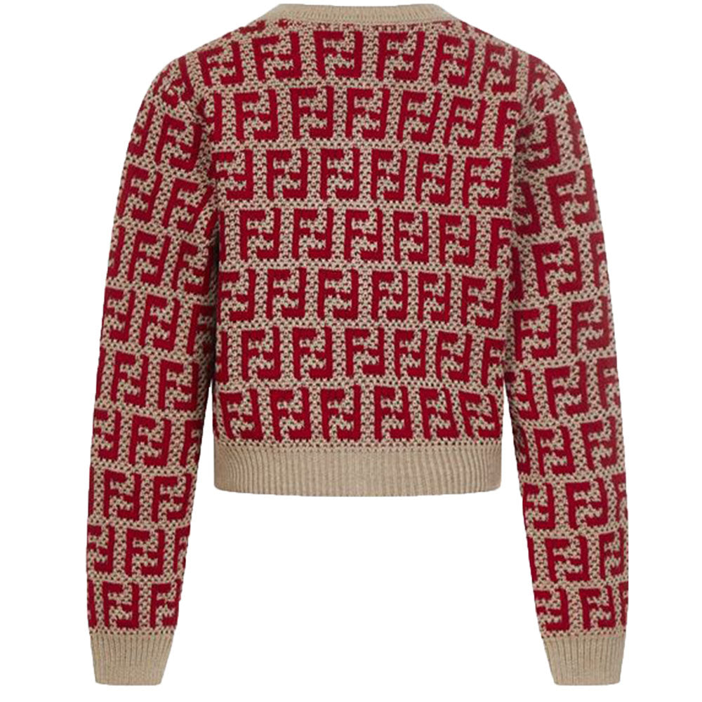 Fendi logo hotsell sweater womens