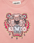 Kenzo Baby Girls Tiger Logo Dress Pink