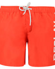 Replay Mens Logo Swim Shorts Orange