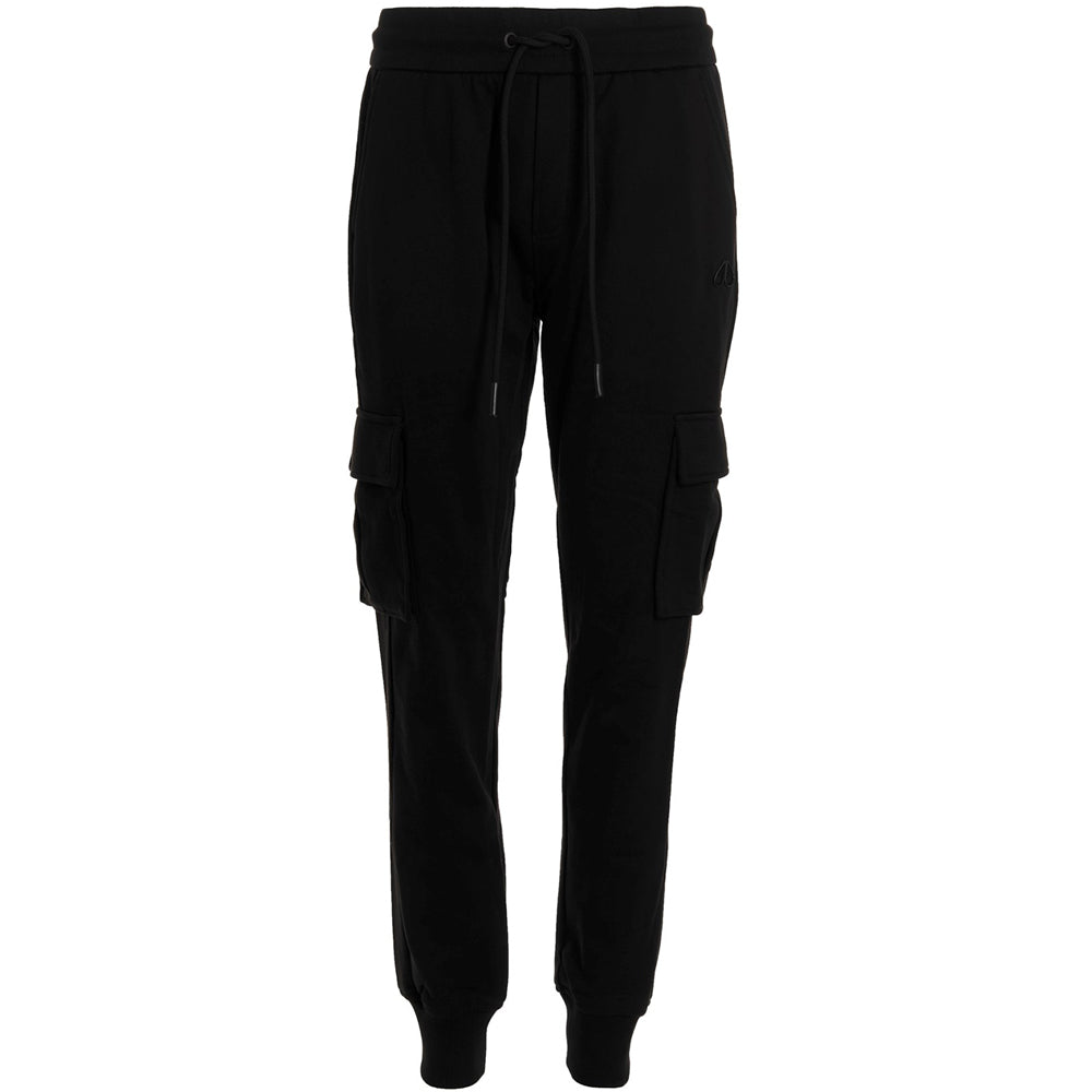 Moose Knuckles Mens Marine Park Joggers Black