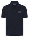 Dolce & Gabbana Boys Navy Polo