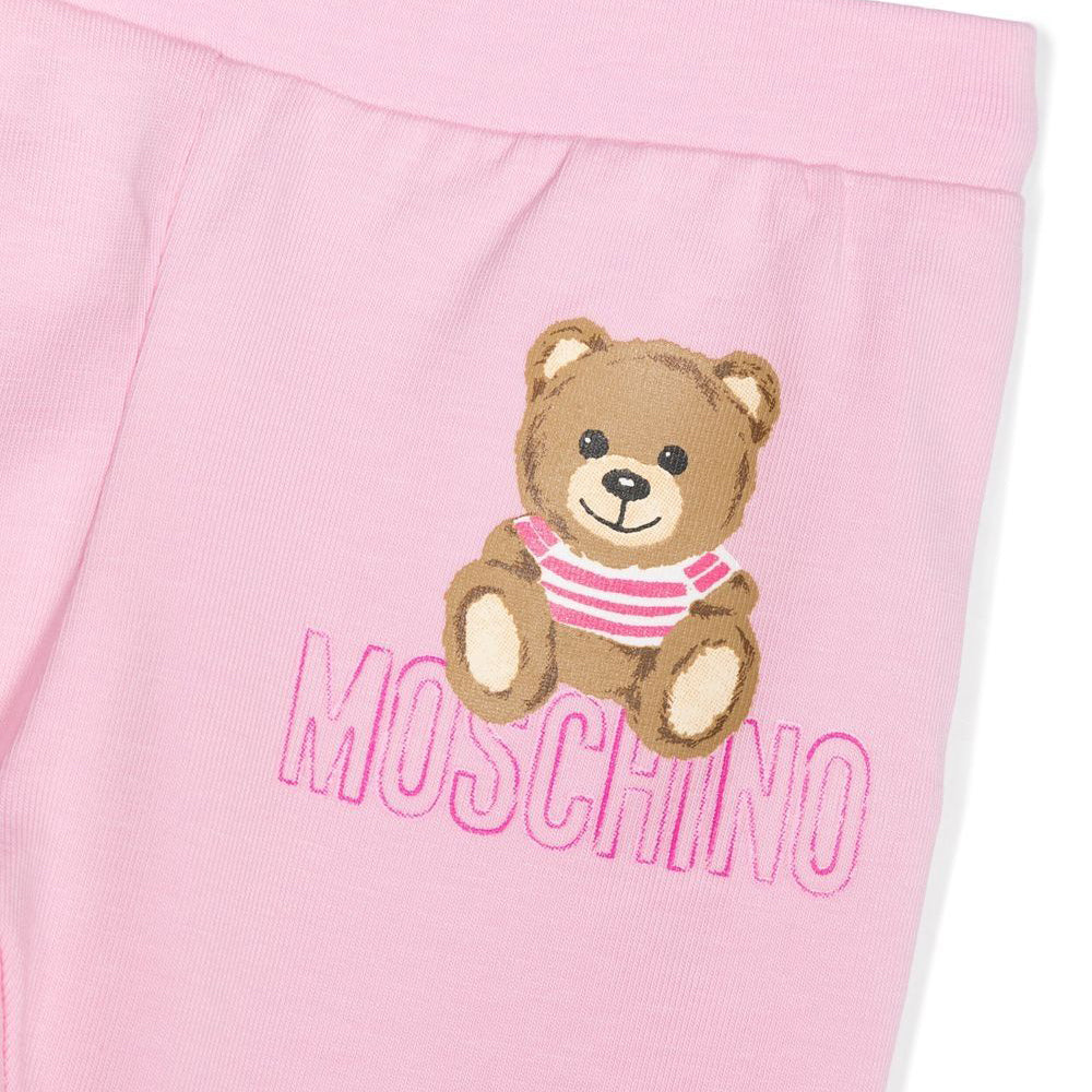 Moschino Baby Girls Hoodie &amp; Joggers Tracksuit White