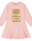 Moschino Baby Girls Teddy Bear Dress Pink