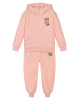 Moschino Baby Girls Teddy Bear Tracksuit Set Pink