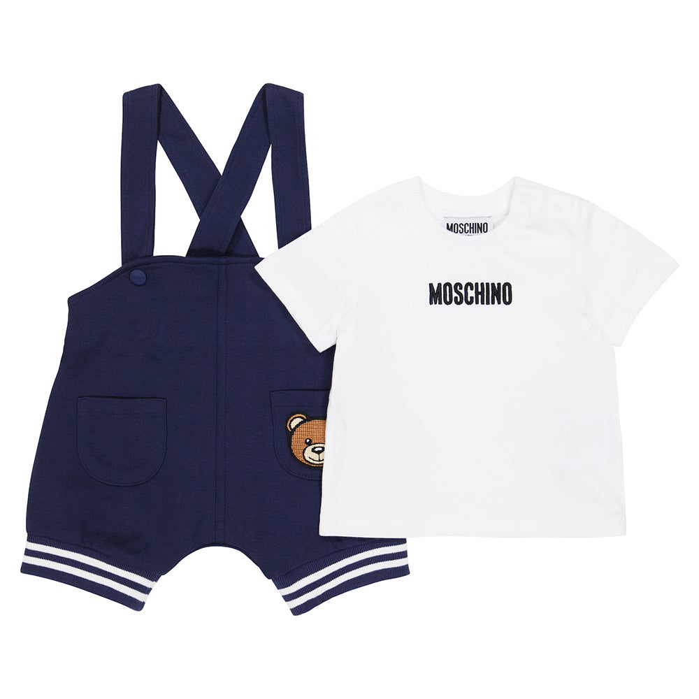 Moschino best sale baby dungarees