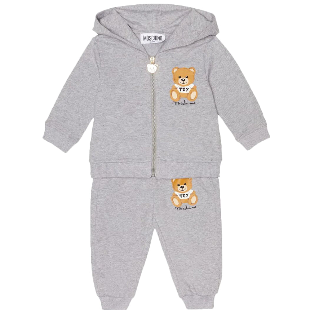 Moschino Baby Girls Teddy Bear Tracksuit Grey