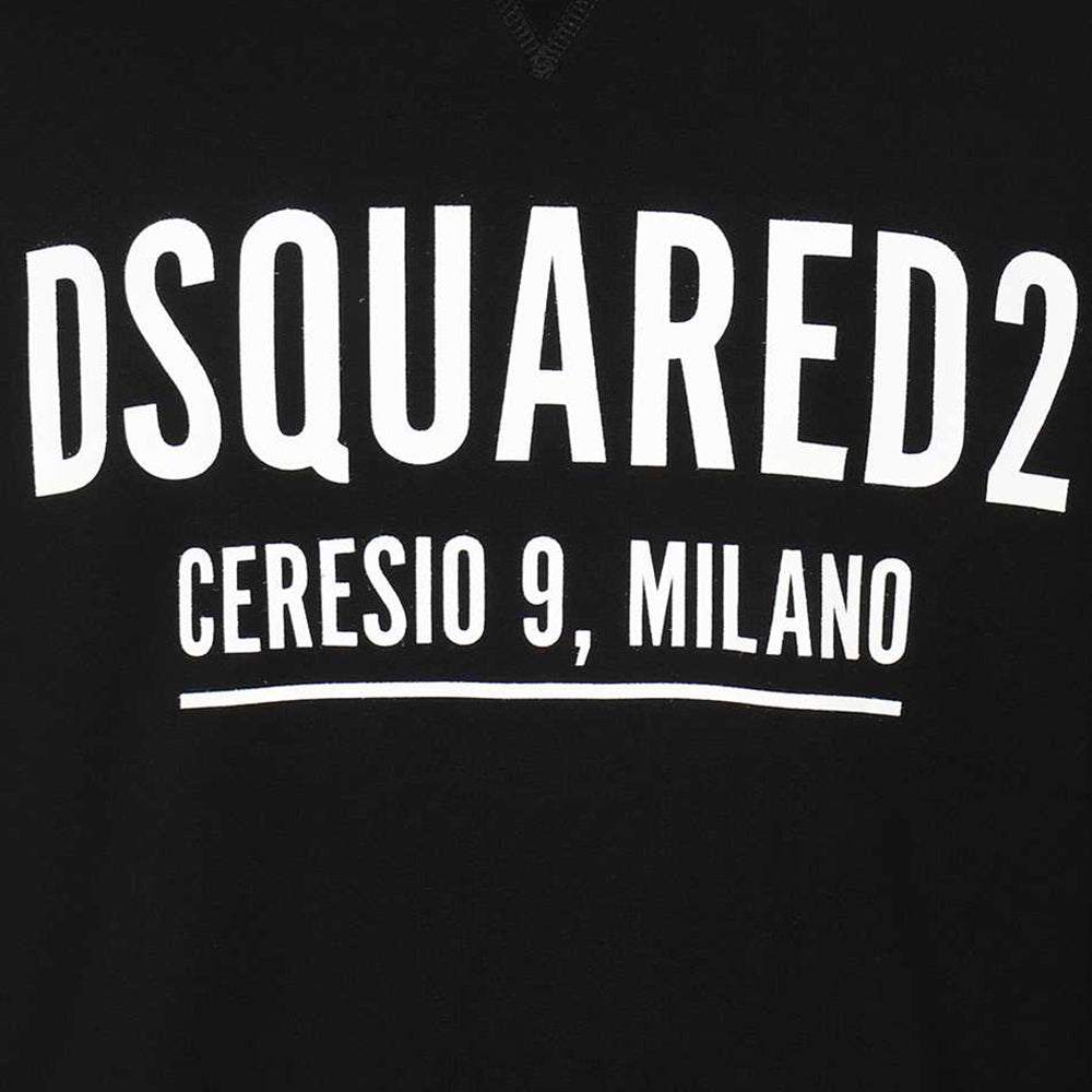 Dsquared2 Mens Ceresio Milano Sweatshirt Black