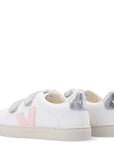 Veja Baby Girls Explar Chromefree Leather Sneakers White