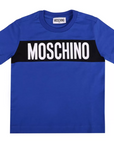 Moschino Boys T-shirt And Shorts Set Blue